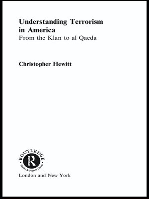 cover image of Understanding Terrorism in America